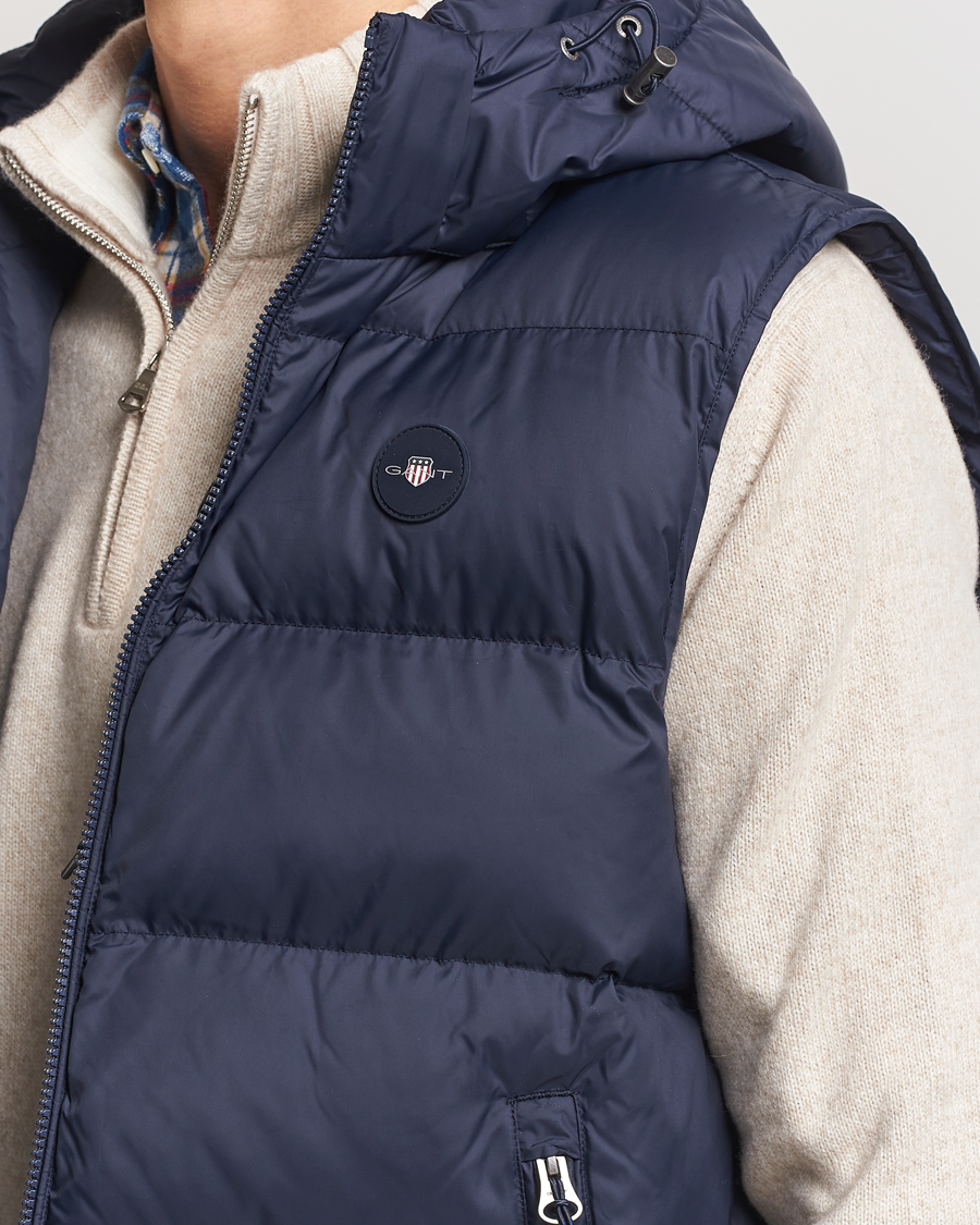 Heren | Jassen | GANT | The Active Cloud Vest Evening Blue