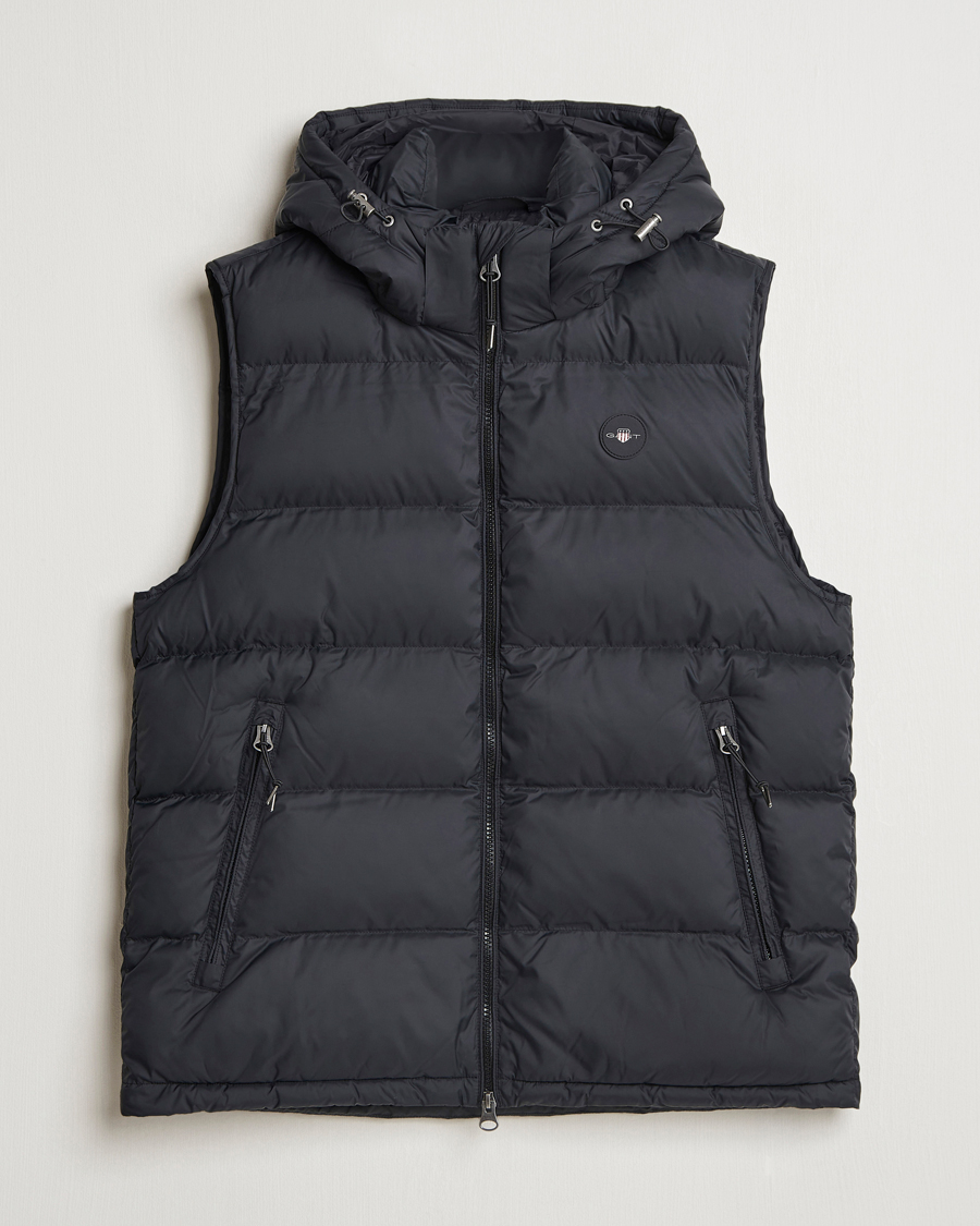 Heren | Jassen | GANT | The Active Cloud Vest Black