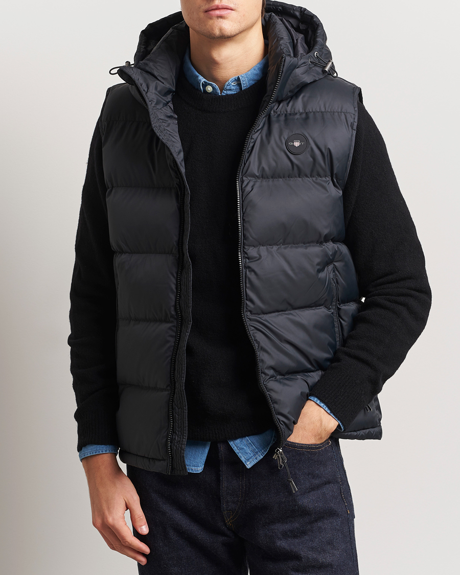 Heren | Jassen | GANT | The Active Cloud Vest Black