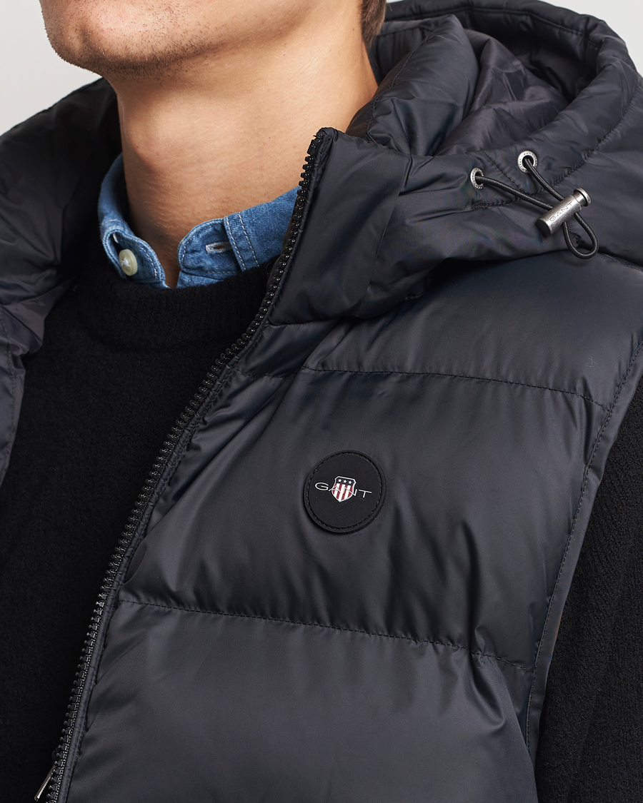 Heren | Jassen | GANT | The Active Cloud Vest Black