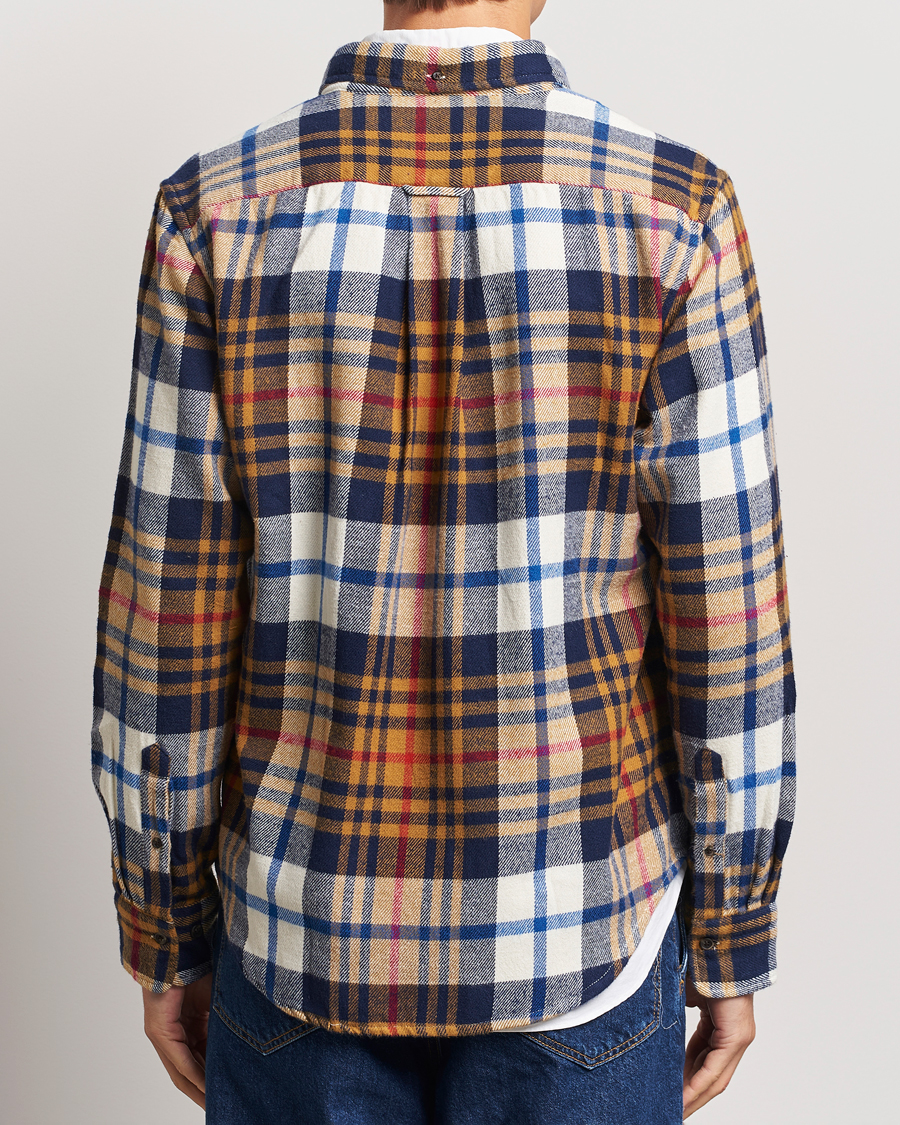 Heren | Overhemden | GANT | Twill Checked Shirt Beige