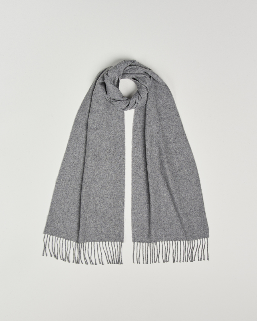 Heren | GANT Wool Scarf Grey Melange | GANT | Wool Scarf Grey Melange