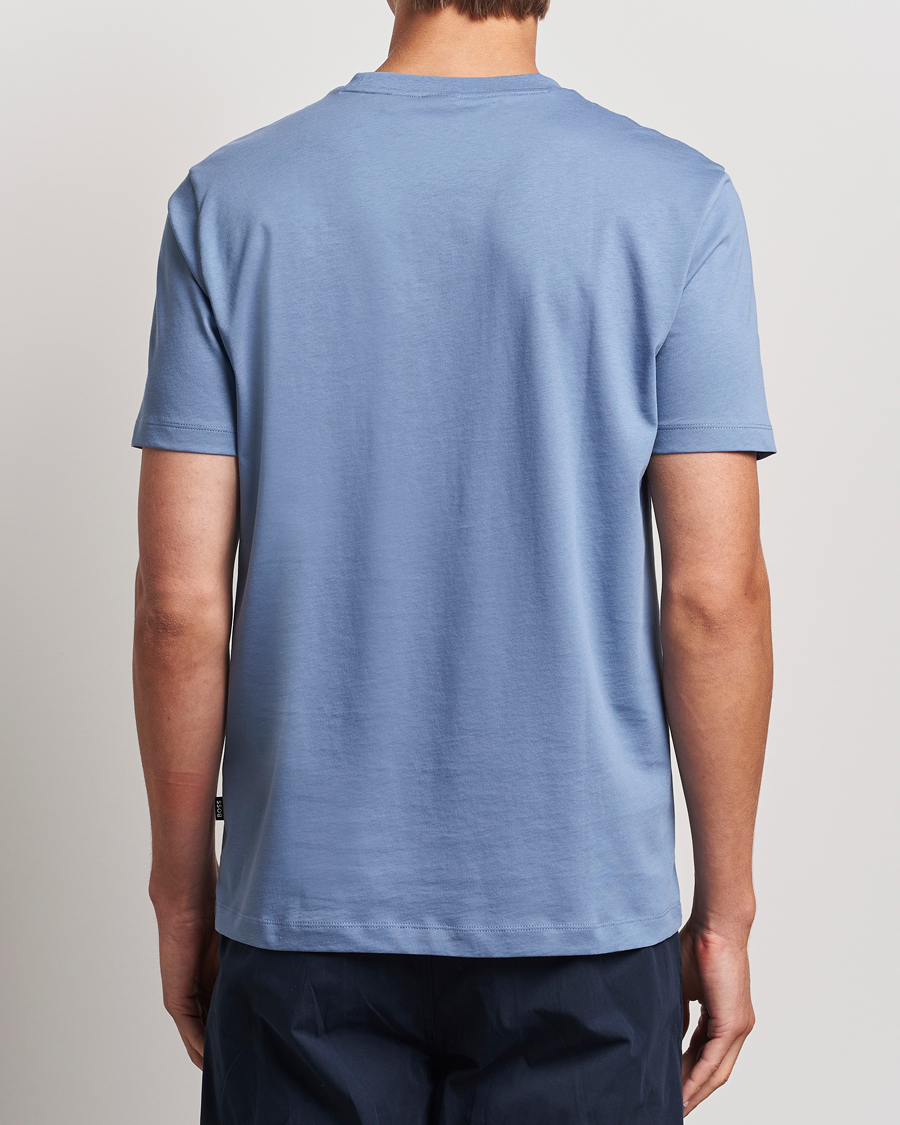 Heren | T-shirts | BOSS BLACK | Thompson T-Shirt Open Blue