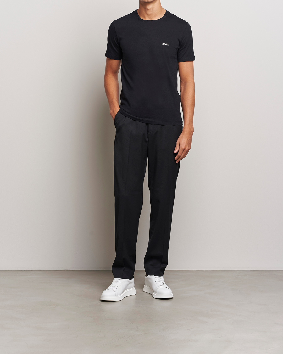 Heren | T-shirts | BOSS BLACK | 3-Pack Crew Neck T-Shirt White/Grey/Black