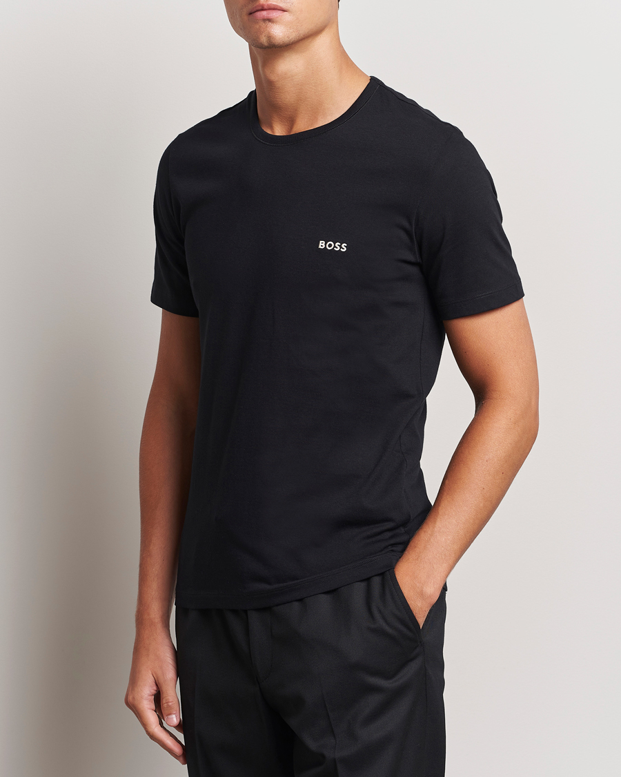 Heren | T-shirts | BOSS BLACK | 3-Pack Crew Neck T-Shirt White/Grey/Black