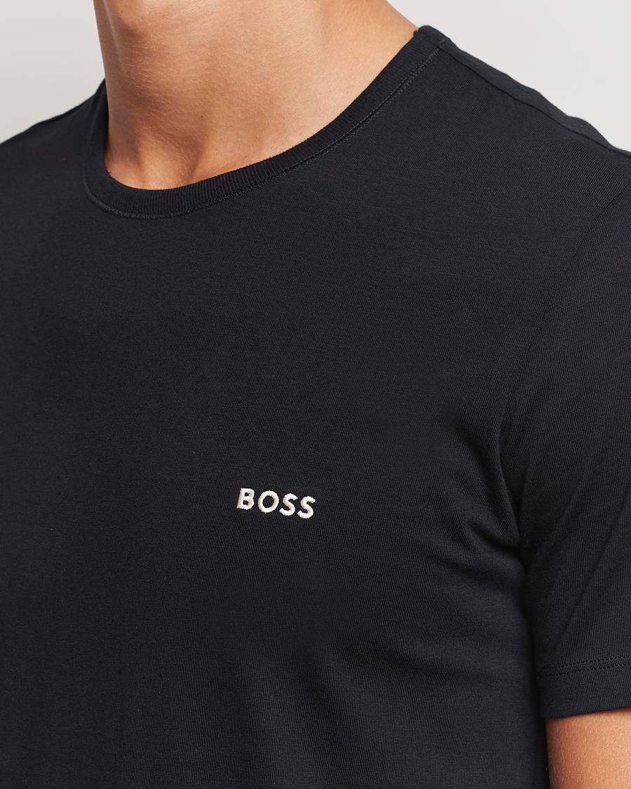 Heren | T-shirts | BOSS BLACK | 3-Pack Crew Neck T-Shirt White/Grey/Black