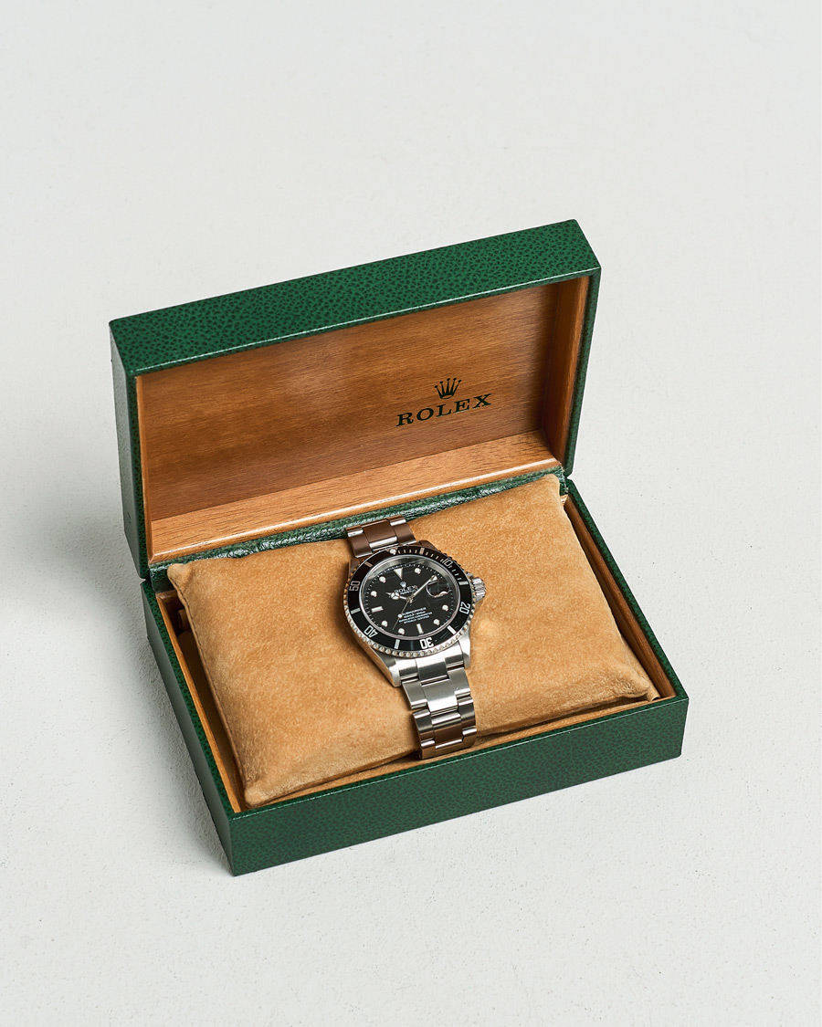 Heren | Rolex Pre-Owned Submariner 16610 Silver | Rolex Pre-Owned | Submariner 16610 Silver