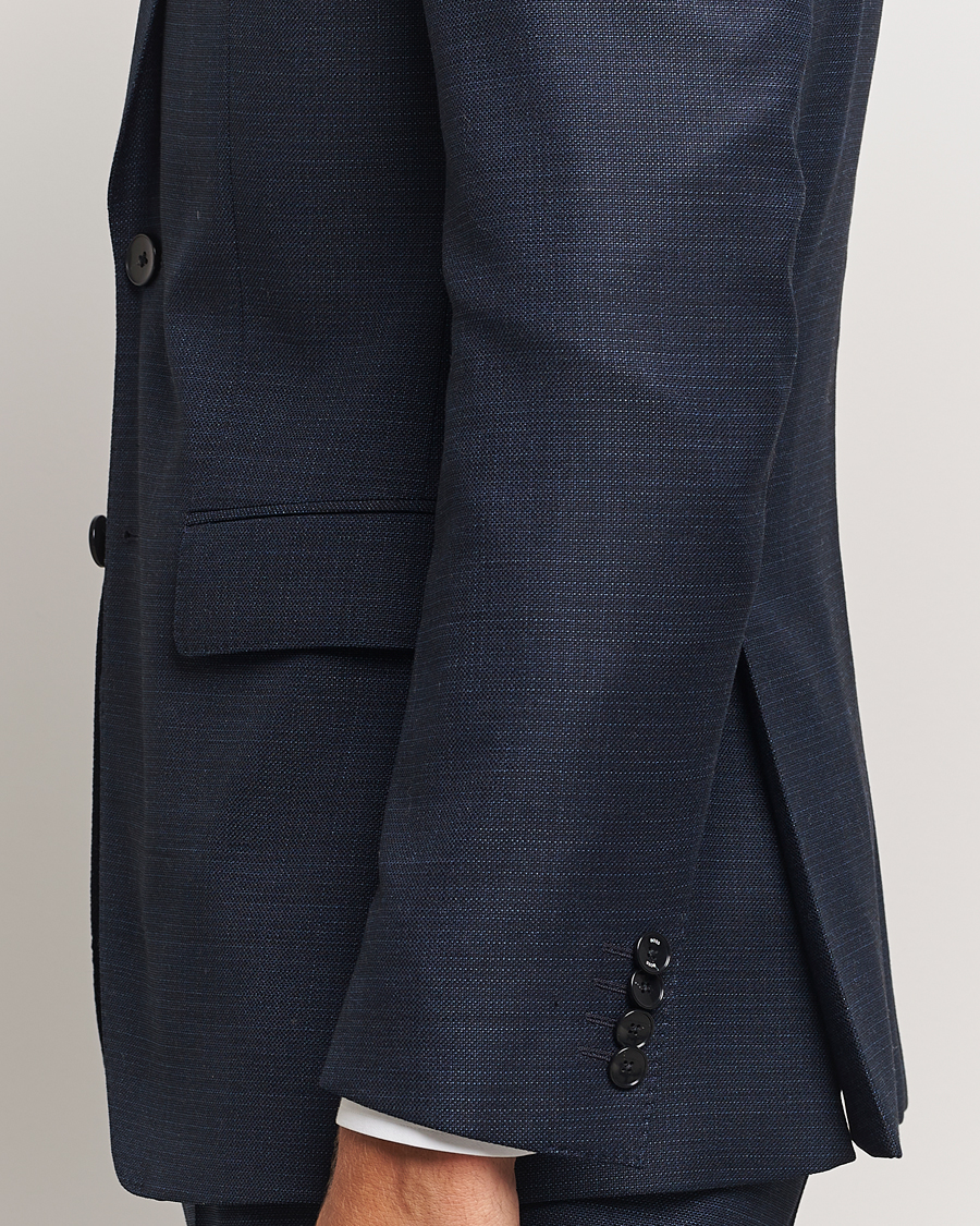 Heren | BOSS BLACK Huge Wool Suit Open Blue | BOSS BLACK | Huge Wool Suit Open Blue