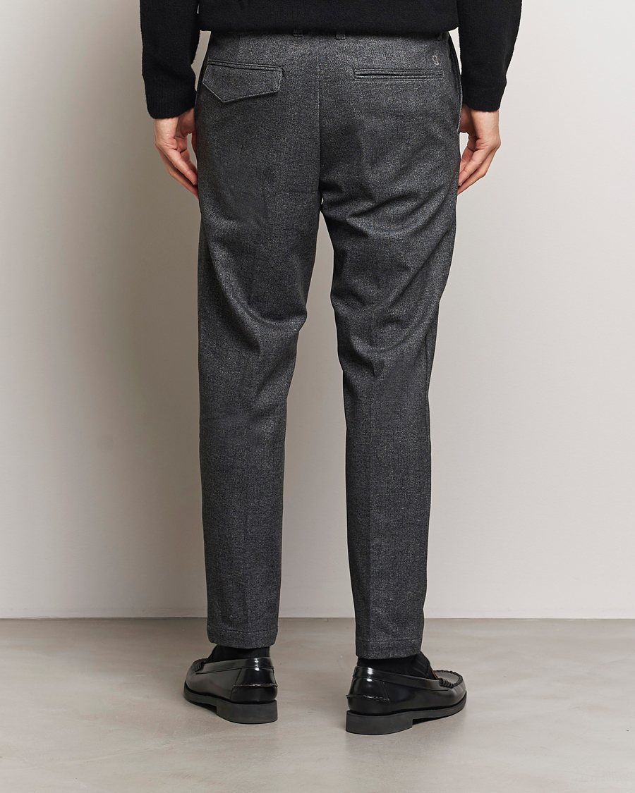 Heren | Broeken | BOSS BLACK | Kane Brushed Drawstring Trousers Dark Grey