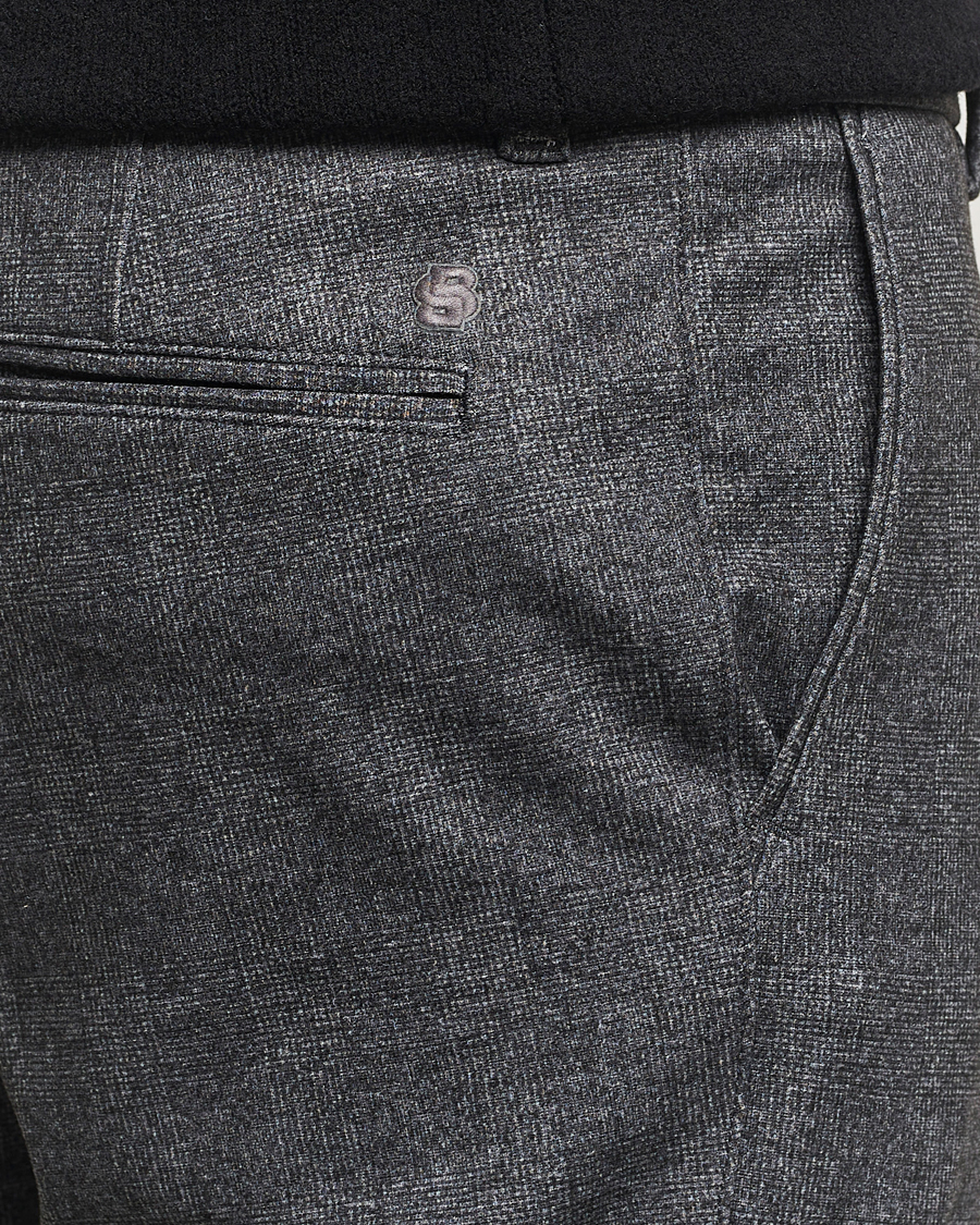 Heren | Broeken | BOSS BLACK | Kane Brushed Drawstring Trousers Dark Grey