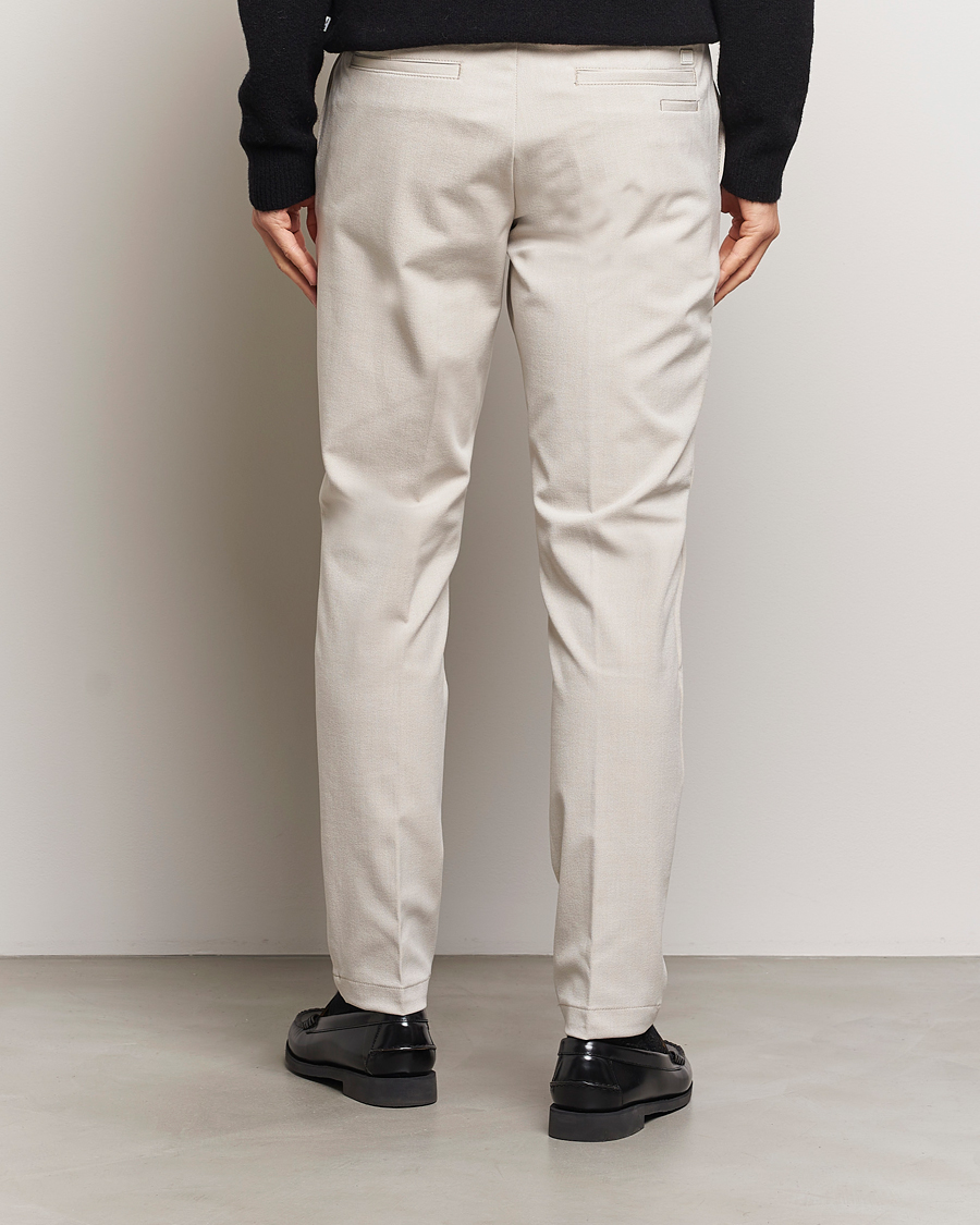 Heren | Broeken | BOSS BLACK | Kaiton Structured Chinos Light Beige