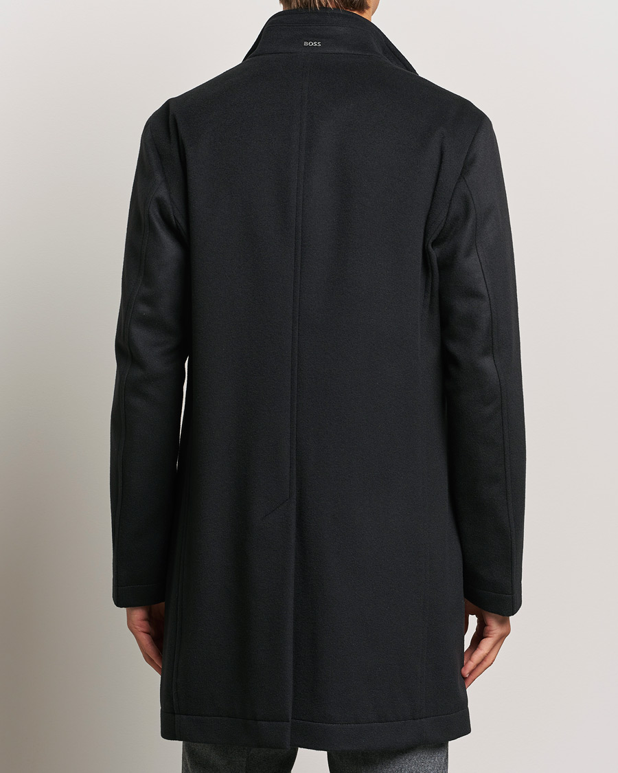 Heren | Jassen | BOSS BLACK | Hyde Stand Up Collar Coat Black