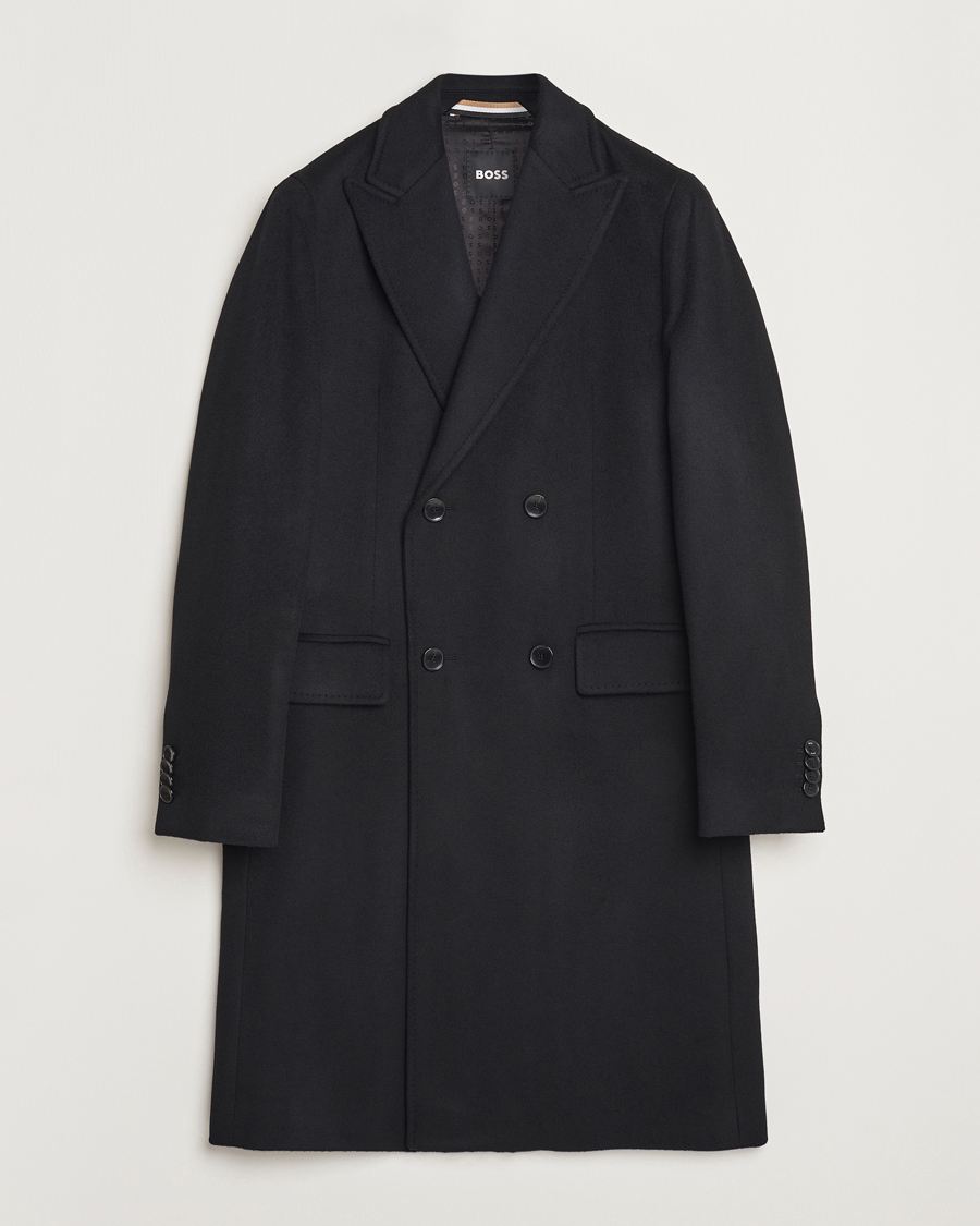 Heren | Jassen | BOSS BLACK | Hyde Double Breasted Coat Black