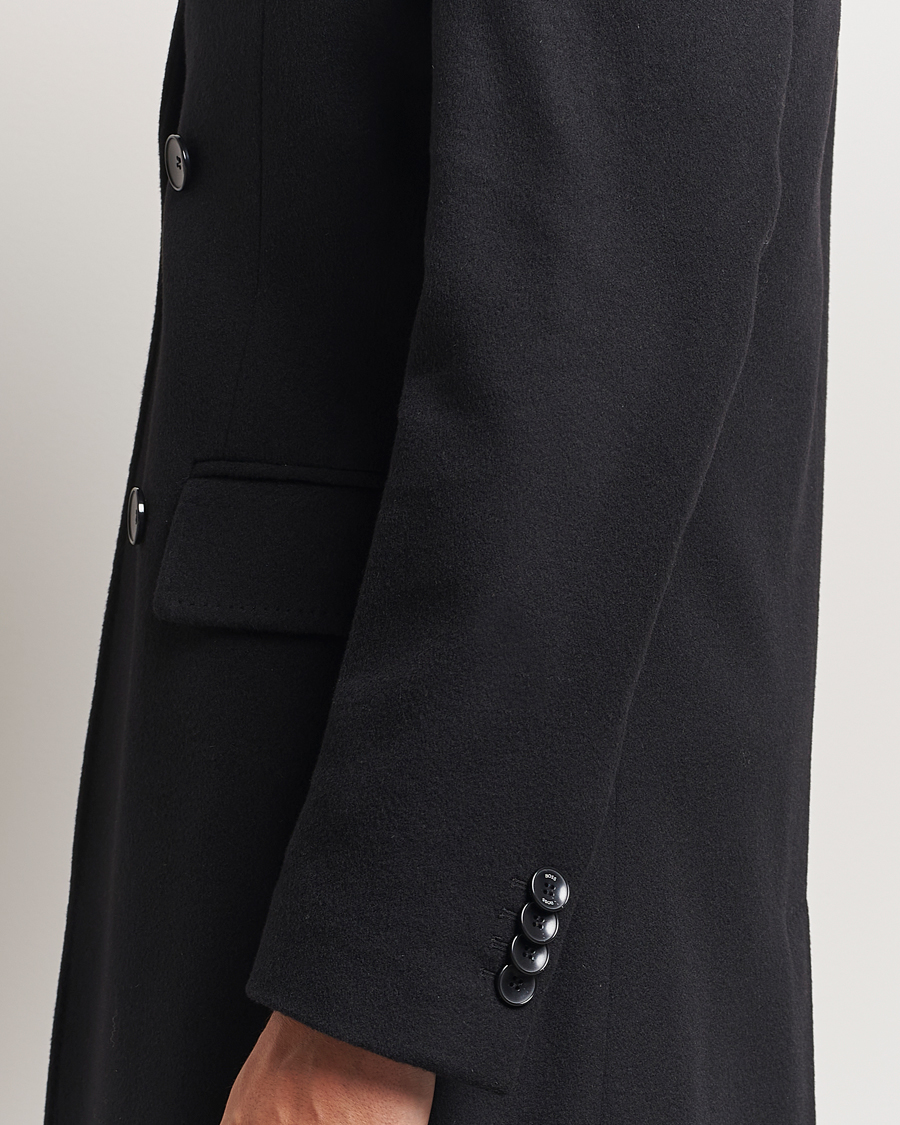 Heren | Jassen | BOSS BLACK | Hyde Double Breasted Coat Black