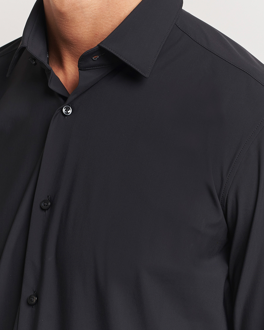 Heren | Overhemden | BOSS BLACK | Hank 4-Way Stretch Shirt Black