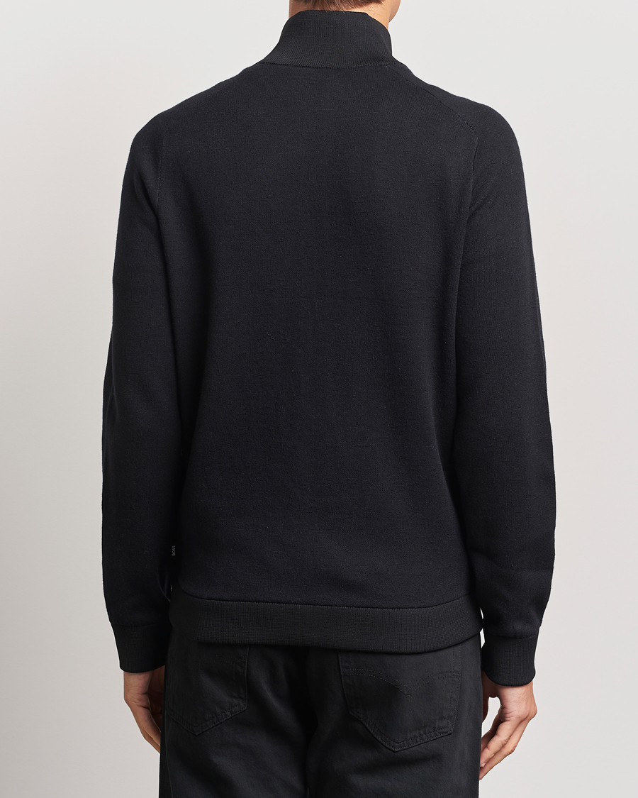 Heren | Jassen | BOSS BLACK | Esfero Hybrid Full Zip Black