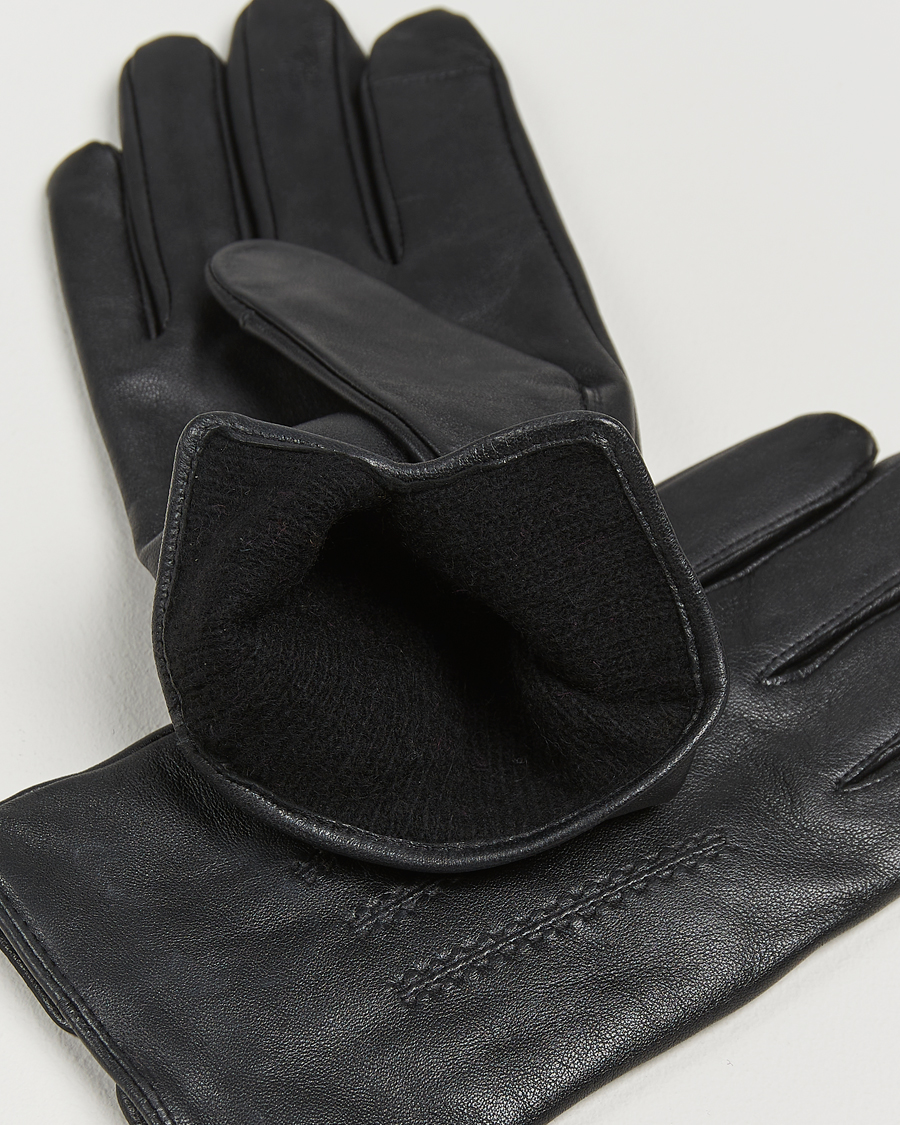 Heren | BOSS BLACK Hainz Leather Glove Black | BOSS BLACK | Hainz Leather Glove Black