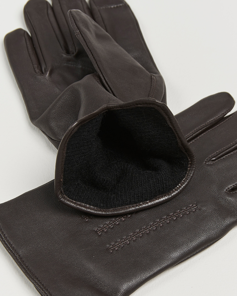 Heren | BOSS BLACK Hainz Leather Glove Medium Brown | BOSS BLACK | Hainz Leather Glove Medium Brown