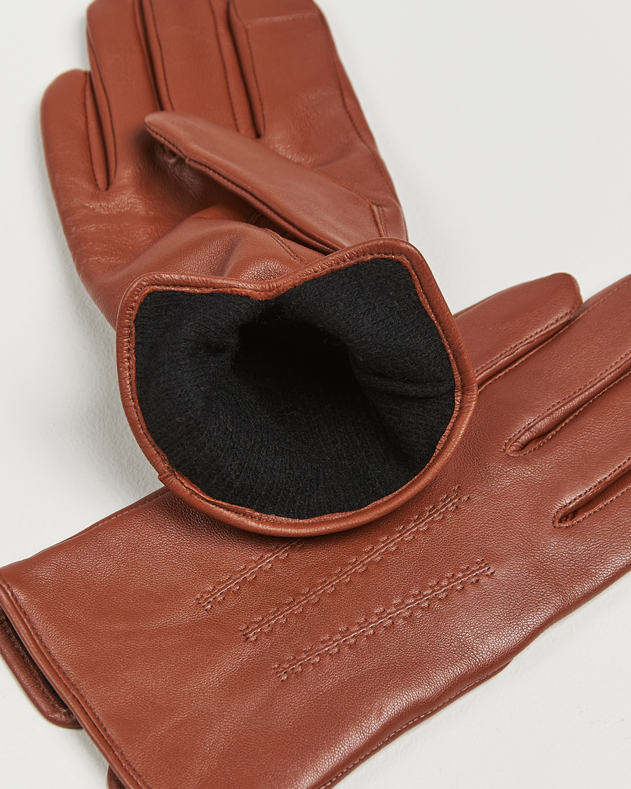 Heren | BOSS BLACK Hainz Leather Gloves Medium Brown | BOSS BLACK | Hainz Leather Gloves Medium Brown