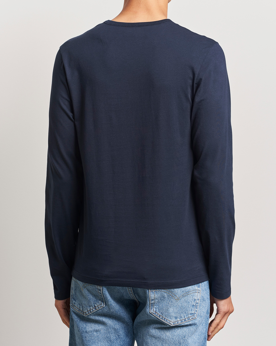 Heren | T-shirts | BOSS BLACK | 3-Pack Long Sleeve T-Shirt Navy/Green/Black