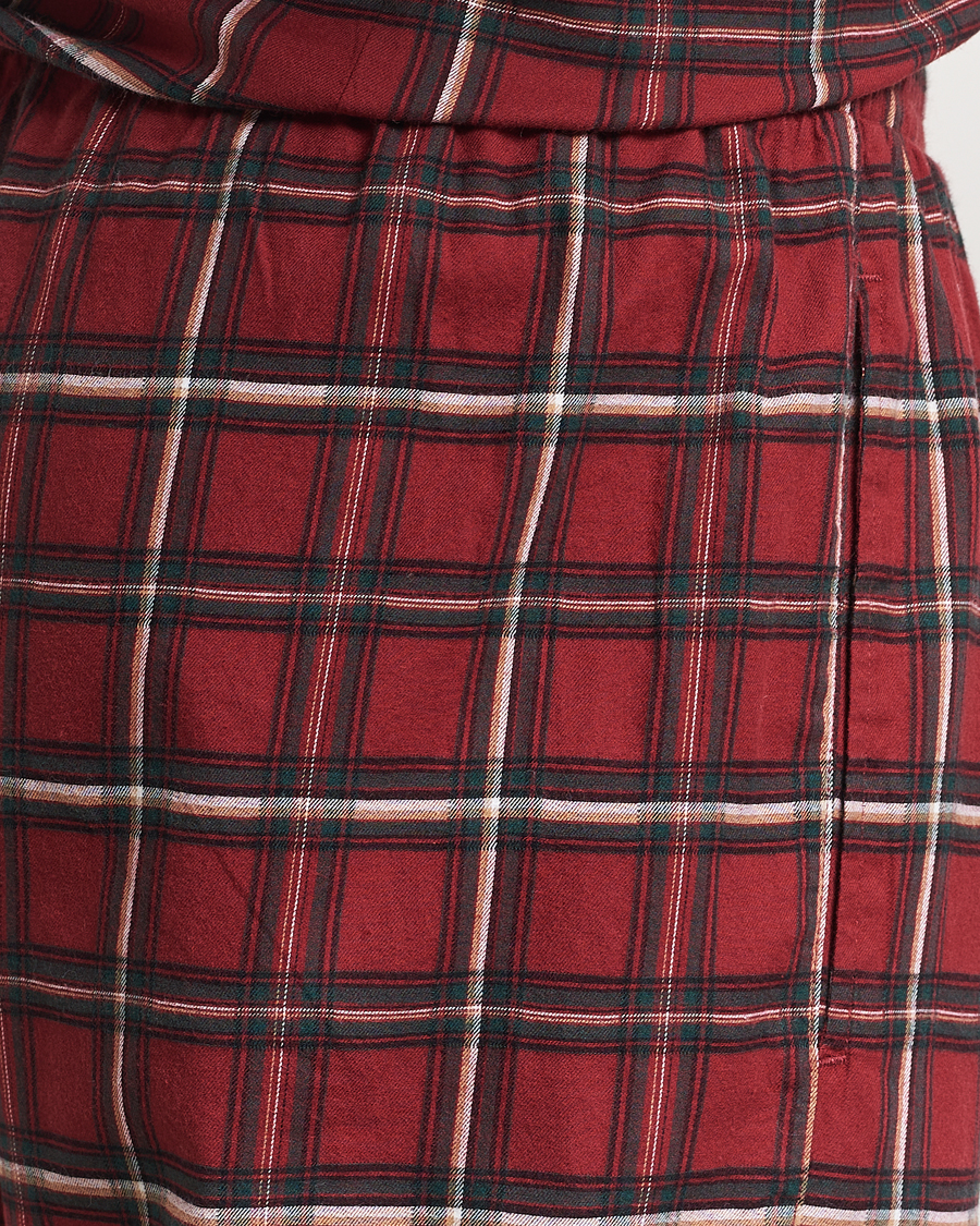 Heren | Pyjama's en gewaden | BOSS BLACK | Holiday Checked Pyjama Set Dark Red