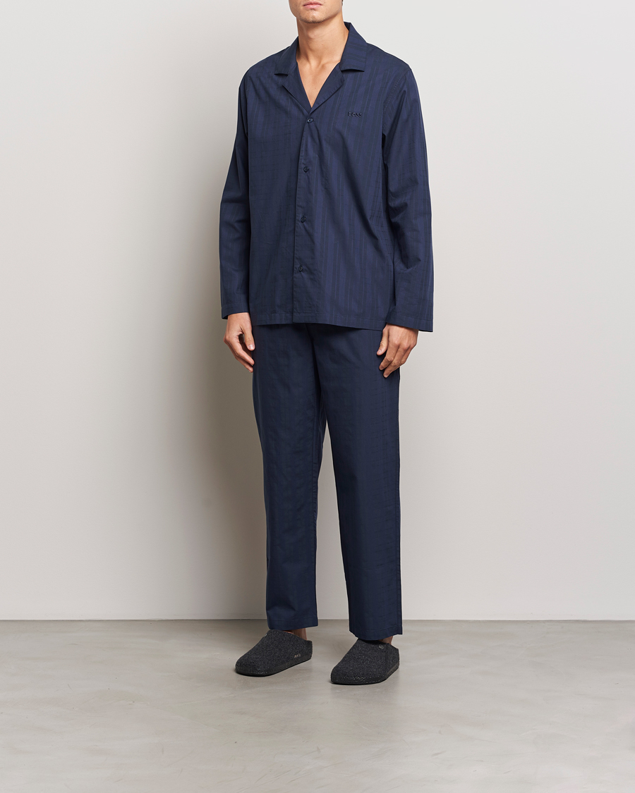 Heren | BOSS BLACK Premium Pyjama Set Dark Blue | BOSS BLACK | Premium Pyjama Set Dark Blue