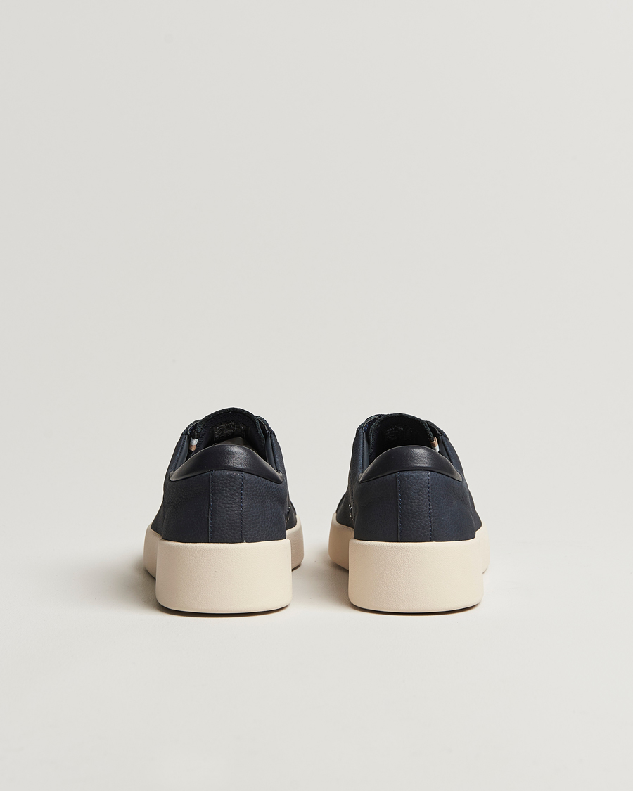 Heren | BOSS BLACK Belwar Leather Sneaker Dark Blue | BOSS BLACK | Belwar Leather Sneaker Dark Blue
