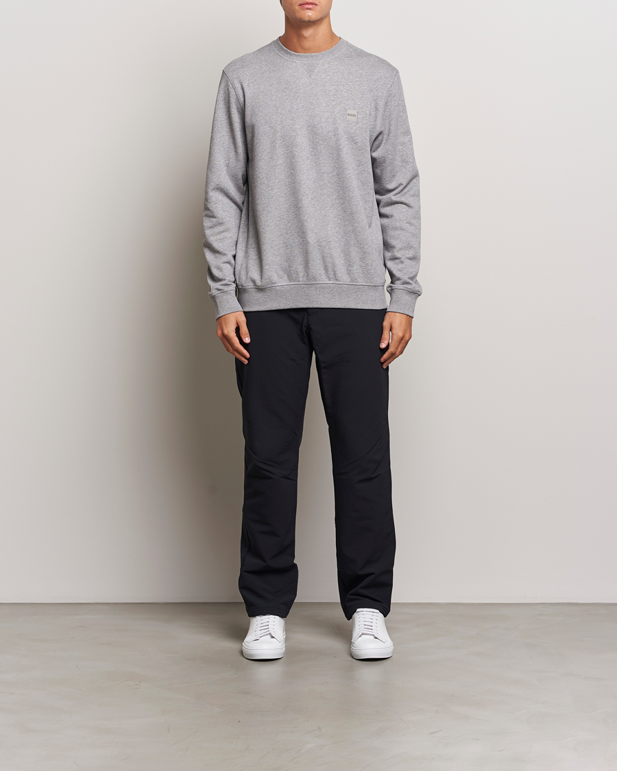 Heren | Truien | BOSS ORANGE | Westart Logo Sweatshirt Light Grey
