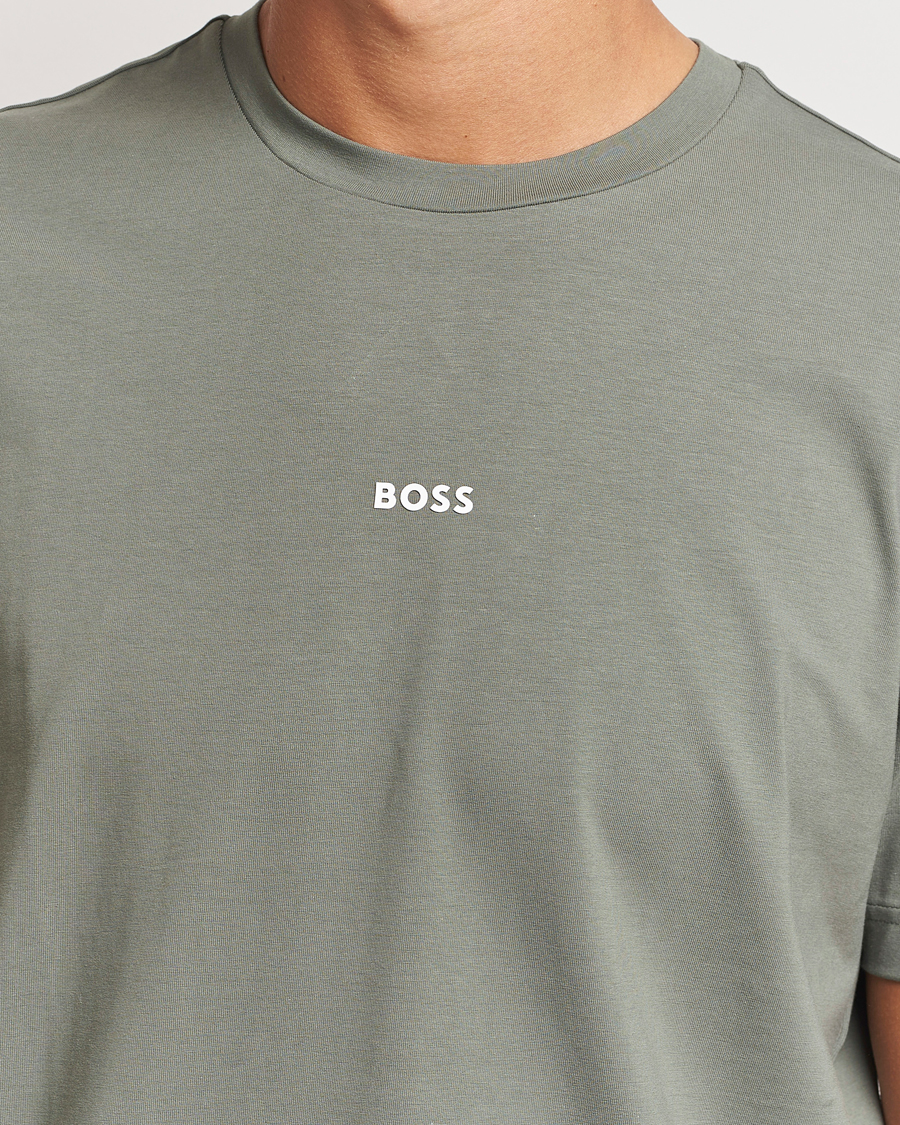 Heren | T-shirts | BOSS ORANGE | Tchup Logo Crew Neck T-Shirt Open Grey