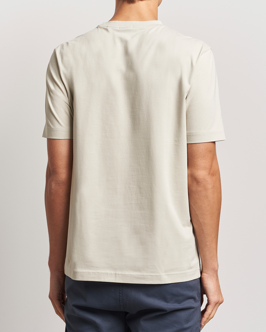 Heren | T-shirts | BOSS ORANGE | Tchup Logo Crew Neck T-Shirt Light Beige
