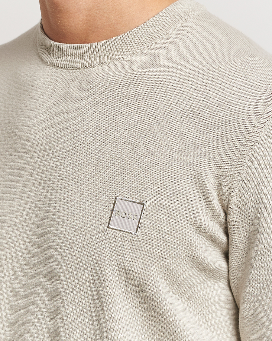 Heren | Truien | BOSS ORANGE | Kanovano Knitted Sweater Light Beige