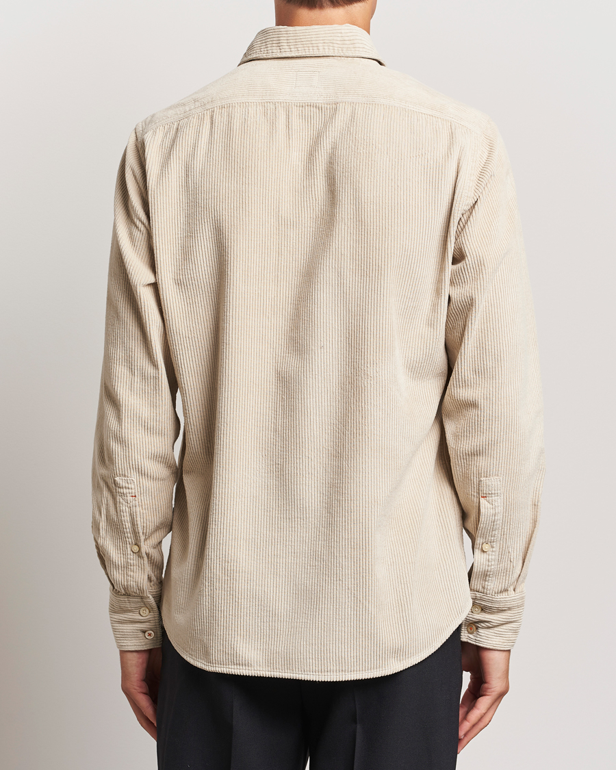 Heren | Overhemden | BOSS ORANGE | Relegant Corduroy Shirt Light Beige