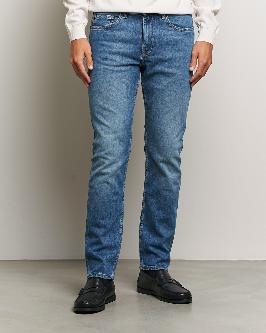 Heren | Jeans | BOSS ORANGE | Delaware Stretch Jeans Light Blue