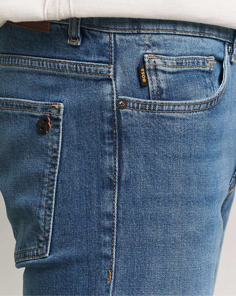 Heren | Jeans | BOSS ORANGE | Delaware Stretch Jeans Light Blue