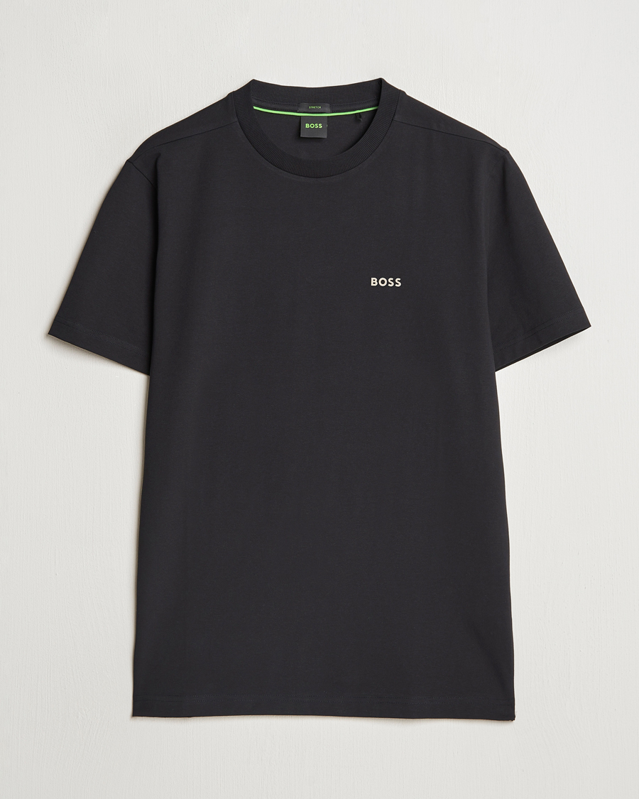 Heren | T-shirts | BOSS GREEN | Logo Crew Neck T-Shirt Black