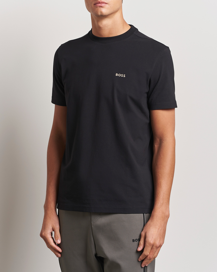 Heren | T-shirts | BOSS GREEN | Logo Crew Neck T-Shirt Black
