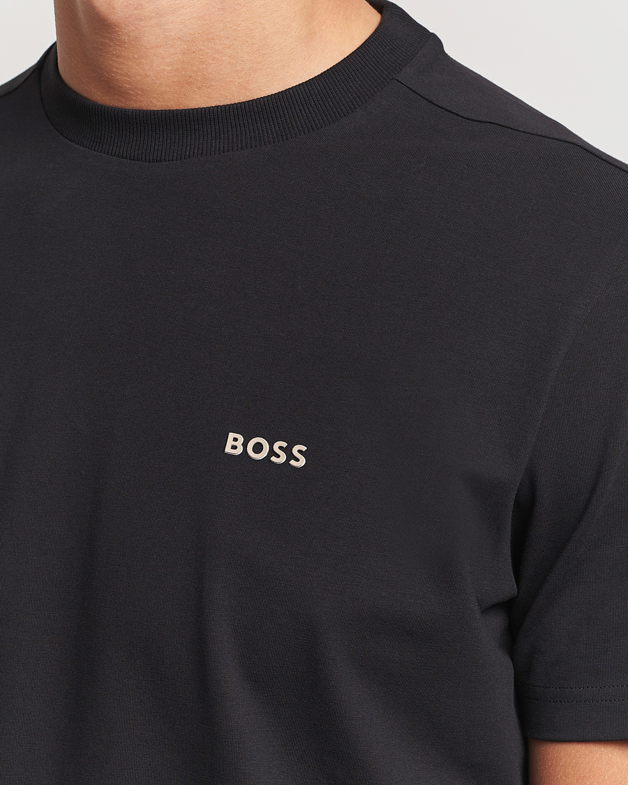 Heren | T-shirts | BOSS GREEN | Logo Crew Neck T-Shirt Black