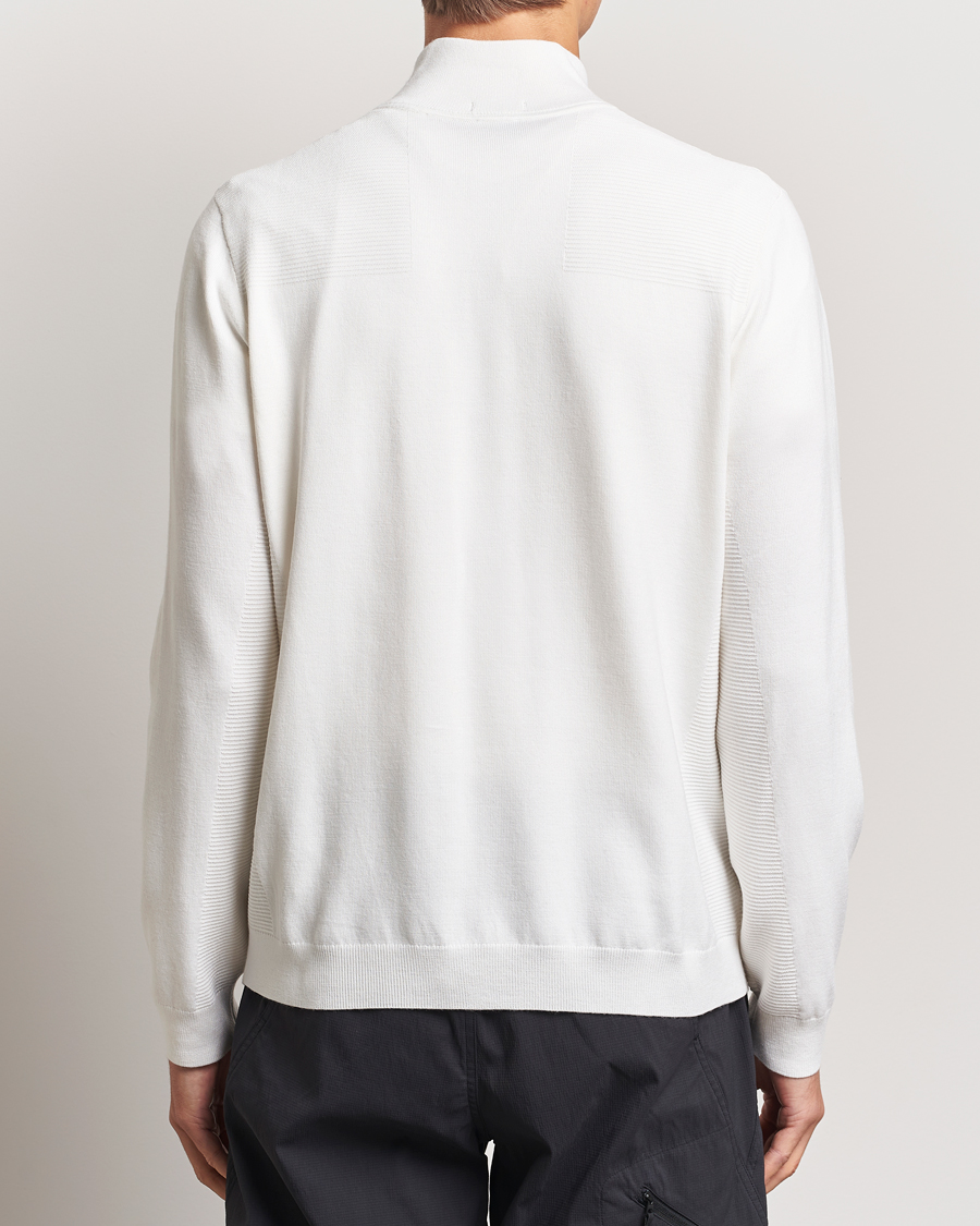 Heren | Truien | BOSS GREEN | Momentum Knitted Half Zip White