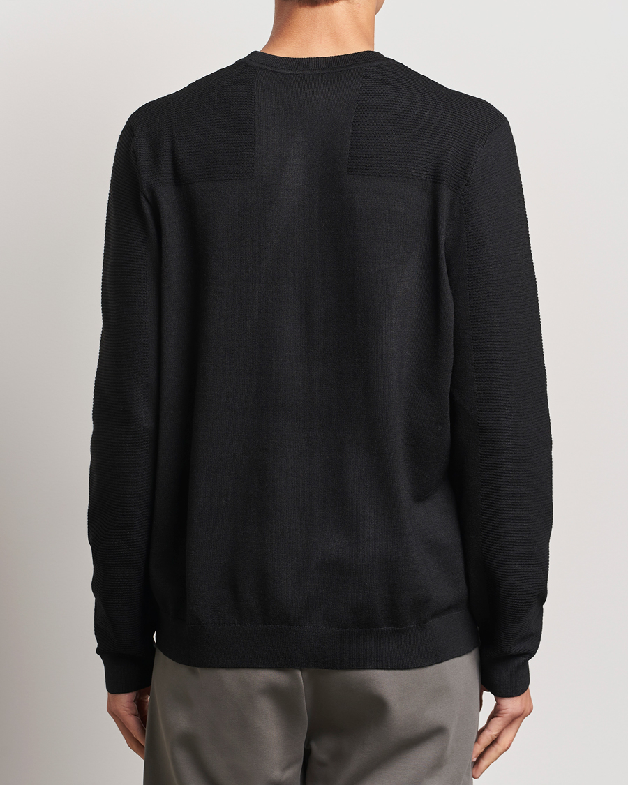 Heren | Truien | BOSS GREEN | Momentum Knitted Crew Neck Black
