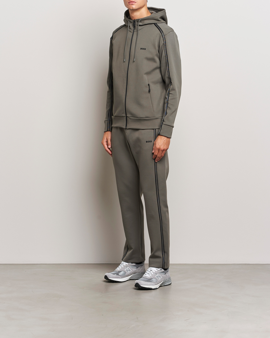 Heren | Broeken | BOSS GREEN | Hadim Sweatpants Light Grey