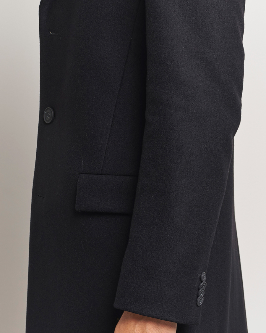 Heren | Jassen | HUGO | Migor Wool Coat Black