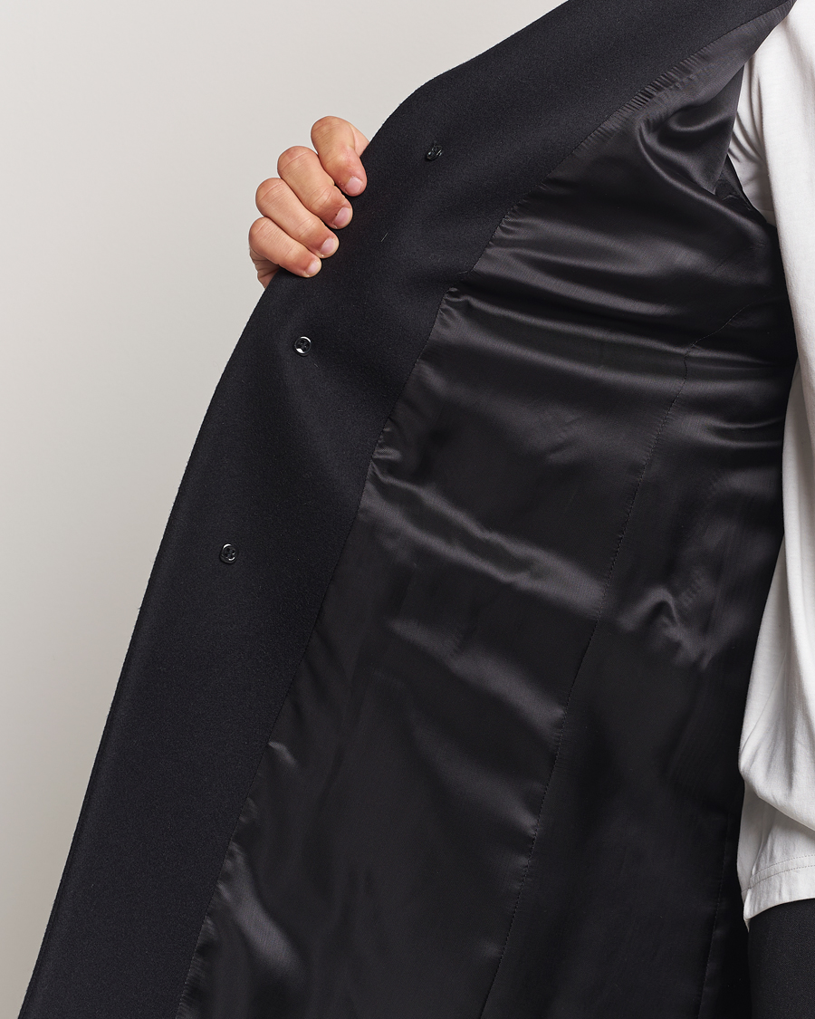 Heren | Jassen | HUGO | Migor Wool Coat Black