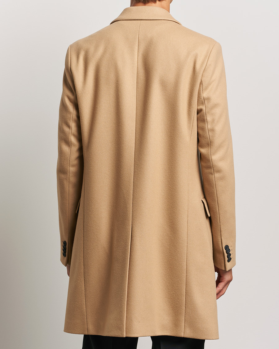 Heren | Jassen | HUGO | Migor Wool Coat Medium Beige