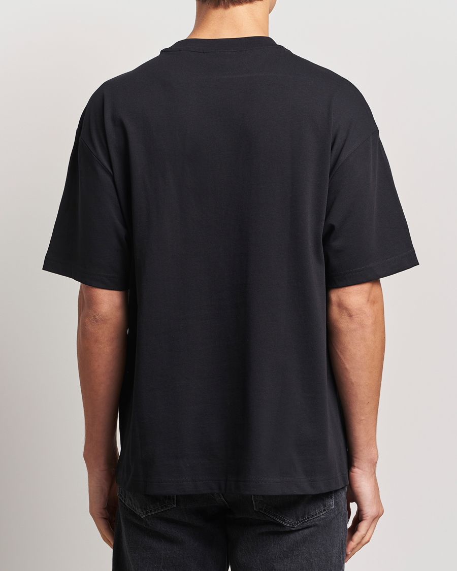 Heren | T-shirts | HUGO | Dibtechti Crew Neck T-Shirt Black