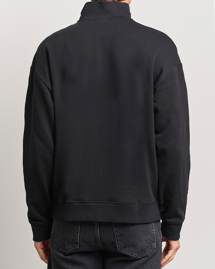 Heren | Truien | HUGO | Durty Half Zip Sweatshirt Black