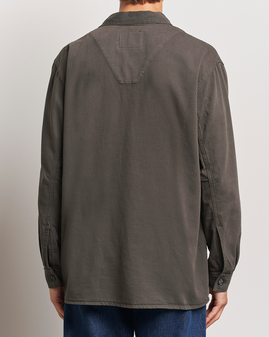 Heren | Overhemden | Jeanerica | Lala Popover Shirt Warm Grey
