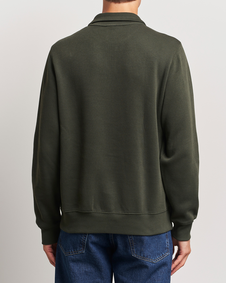 Heren | Truien | Lacoste | Rib Interlock Half Zip Sapwood