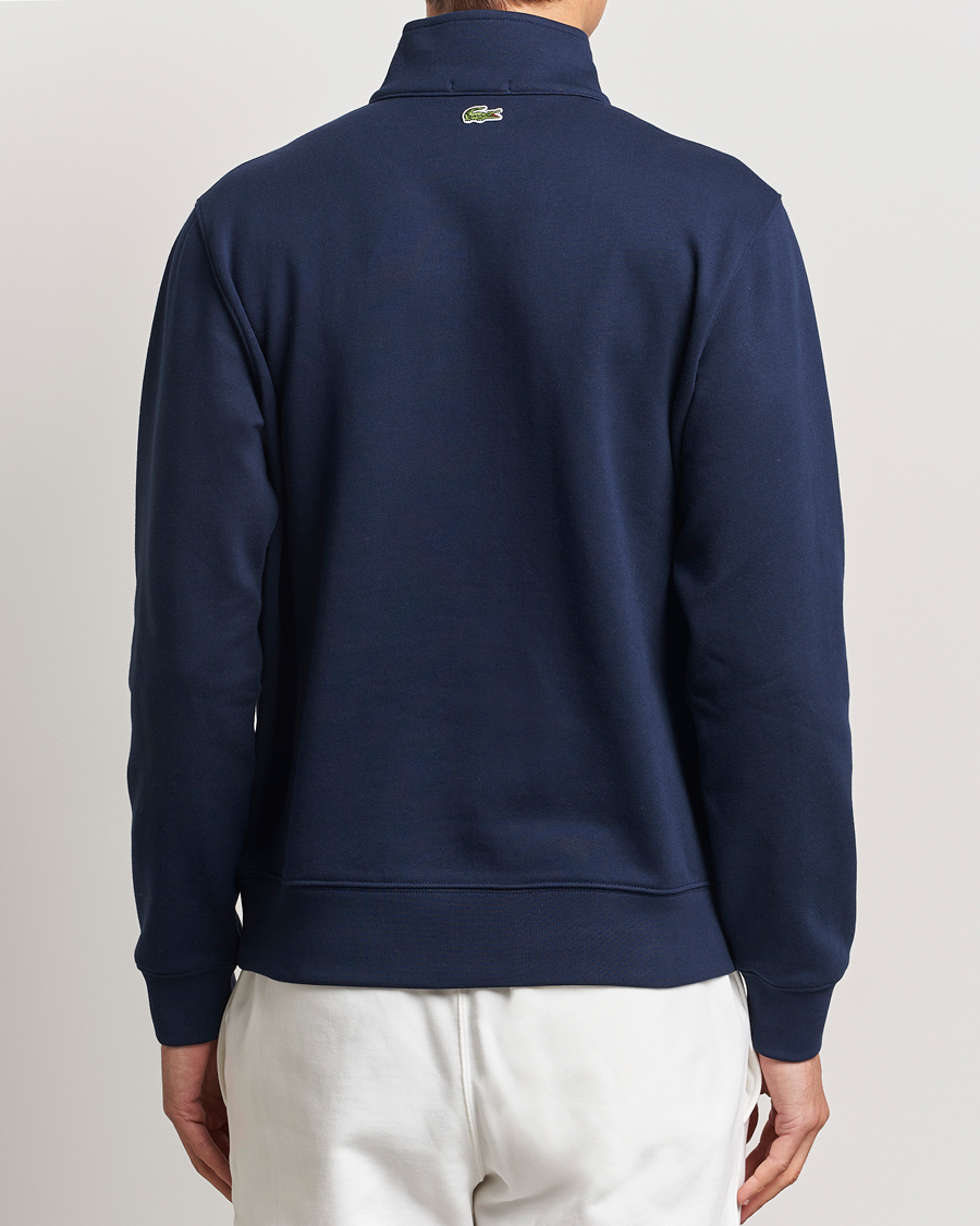 Heren | Truien | Lacoste | Paris Half Zip Sweatshirt Navy