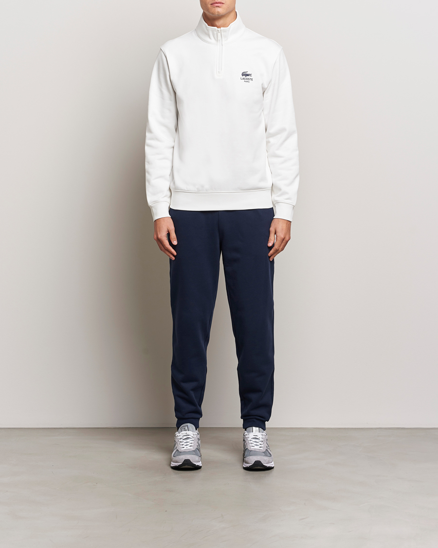 Heren | Truien | Lacoste | Paris Half Zip Sweatshirt Flour