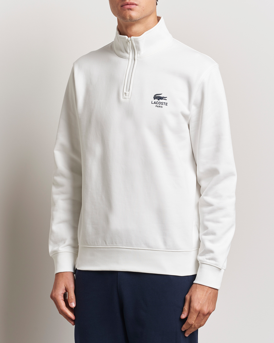 Heren | Truien | Lacoste | Paris Half Zip Sweatshirt Flour